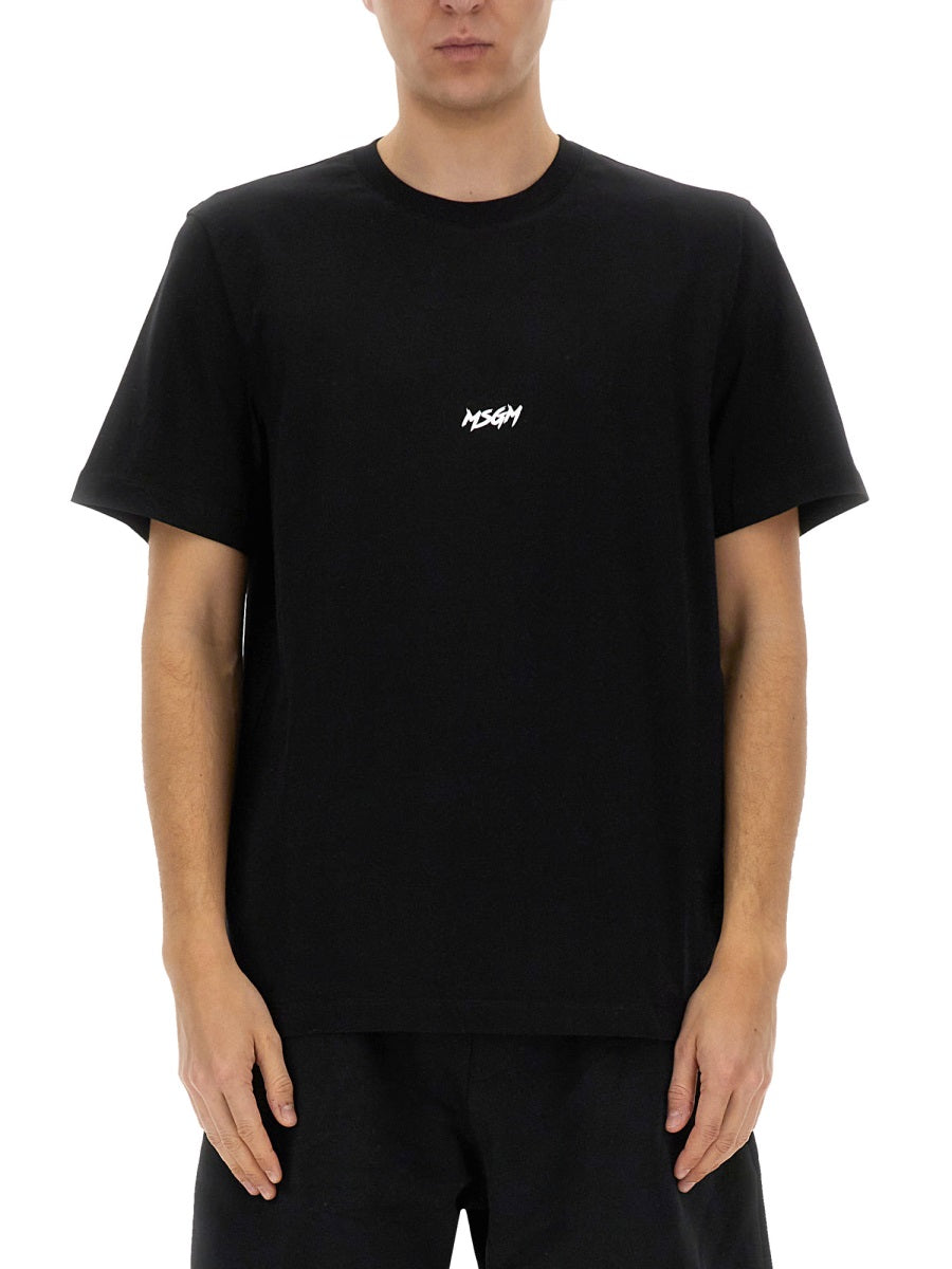 MSGM T shirt - Nero | Wanan Luxury