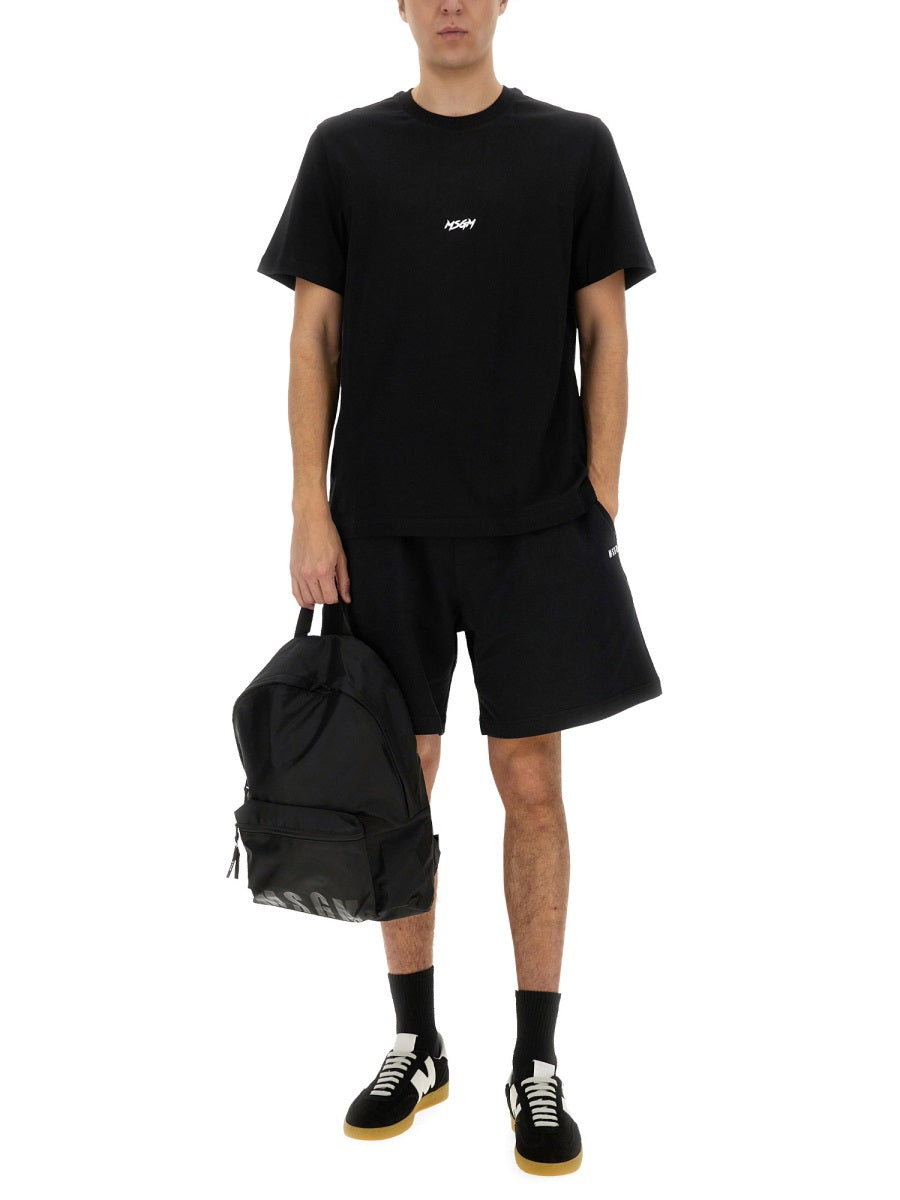 MSGM T shirt - Nero | Wanan Luxury