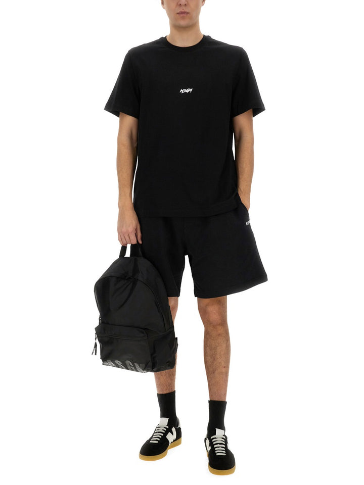MSGM T shirt - Nero | Wanan Luxury