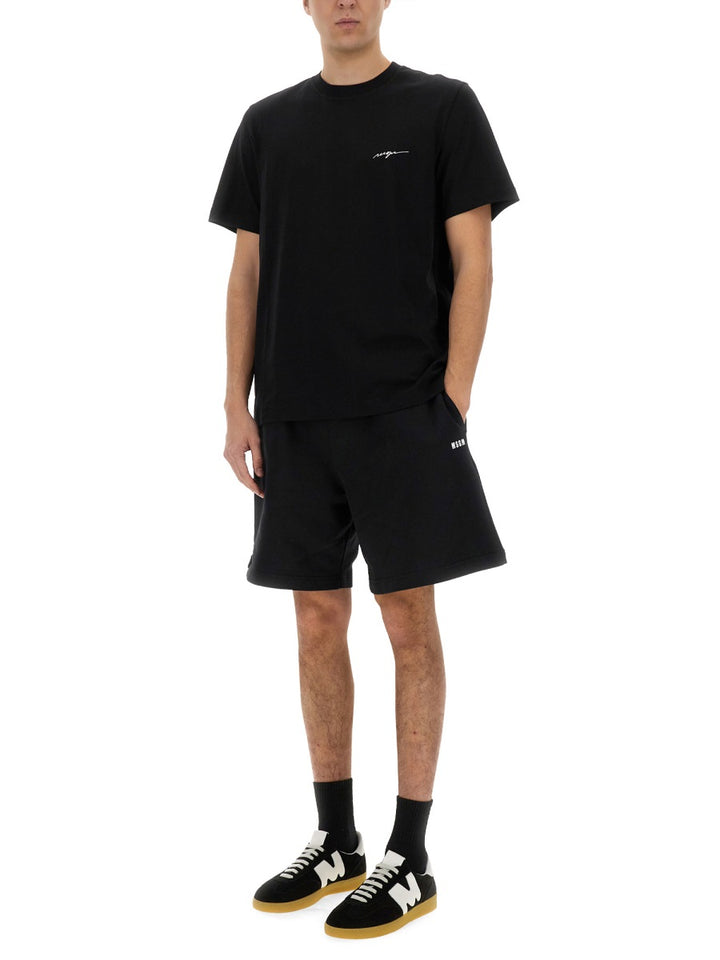 MSGM T shirt - Nero | Wanan Luxury