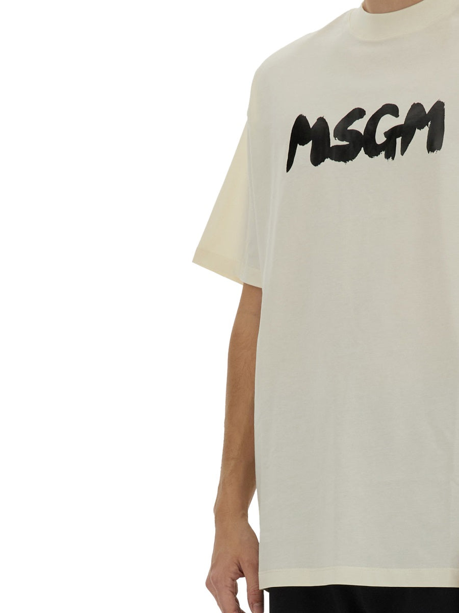 MSGM T shirt - Bianco | Wanan Luxury
