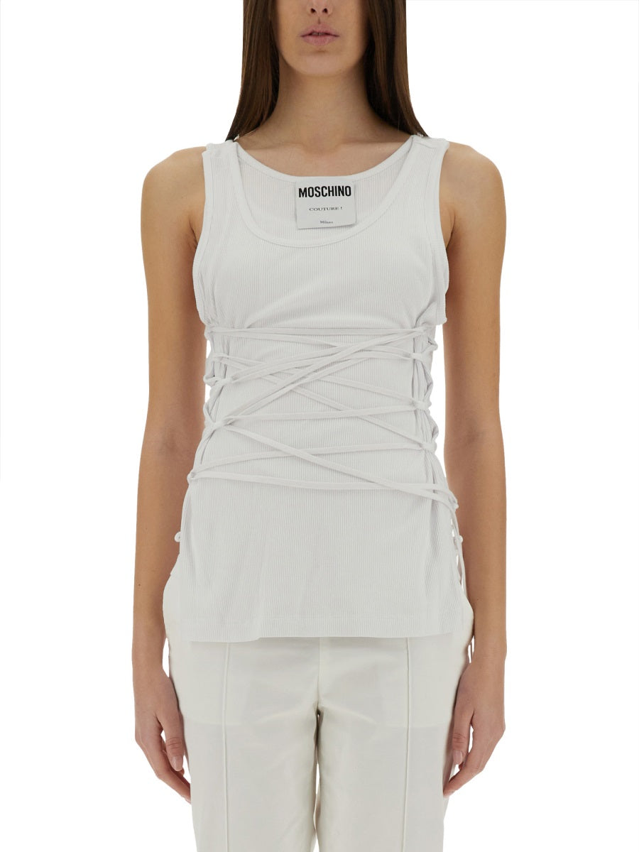 Moschino Top - Bianco | Wanan Luxury