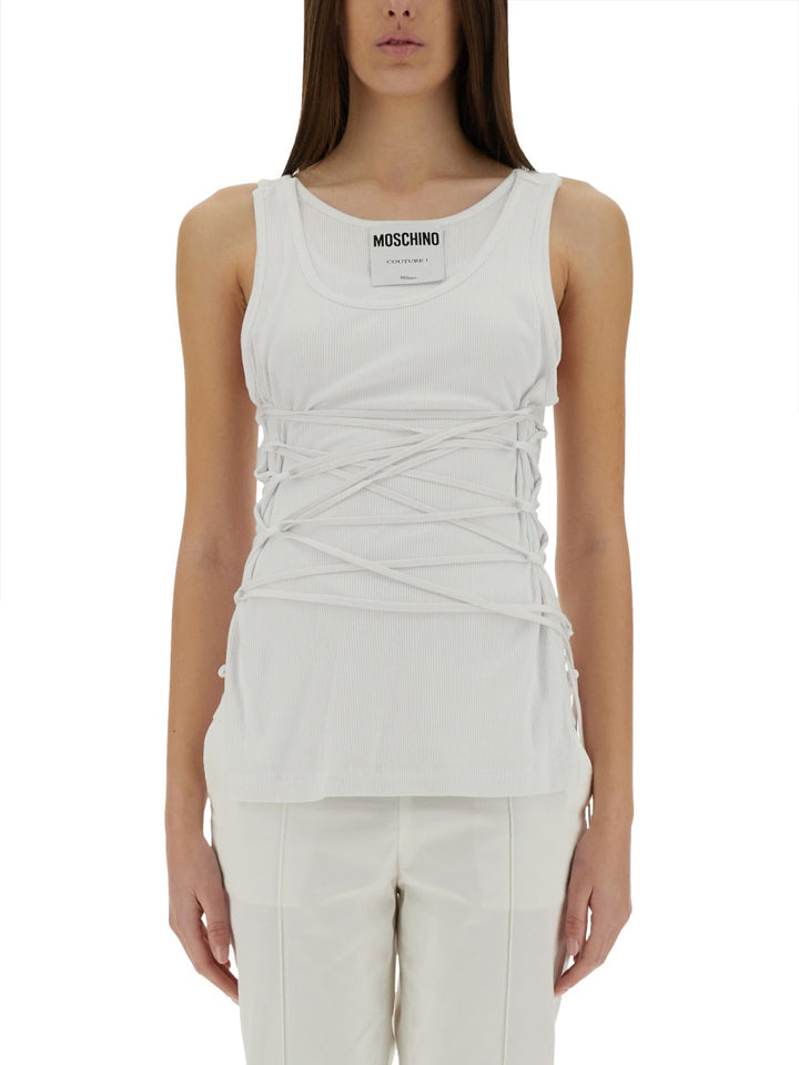 Moschino Top - Bianco | Wanan Luxury