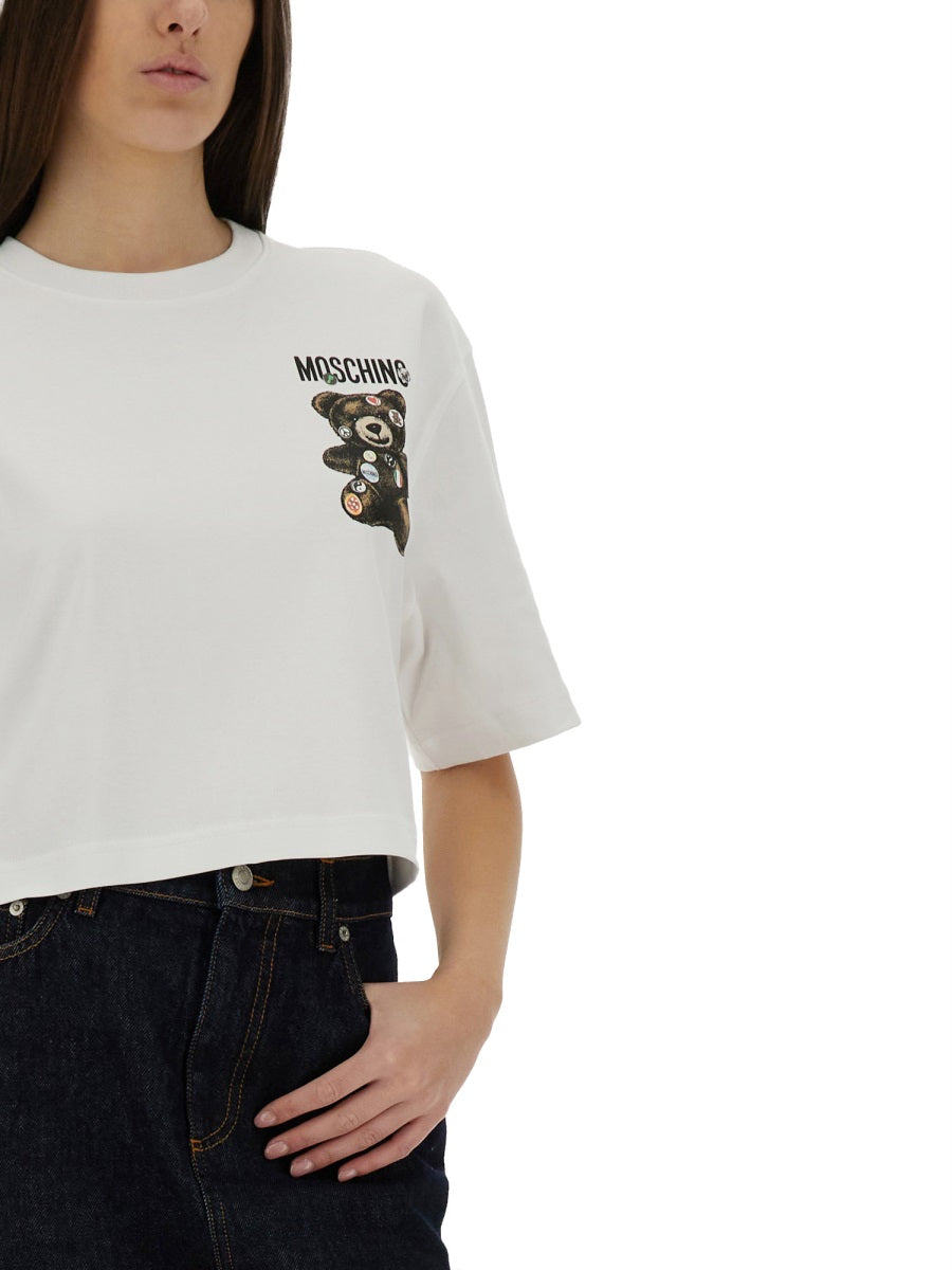 Moschino T shirt - Bianco | Wanan Luxury