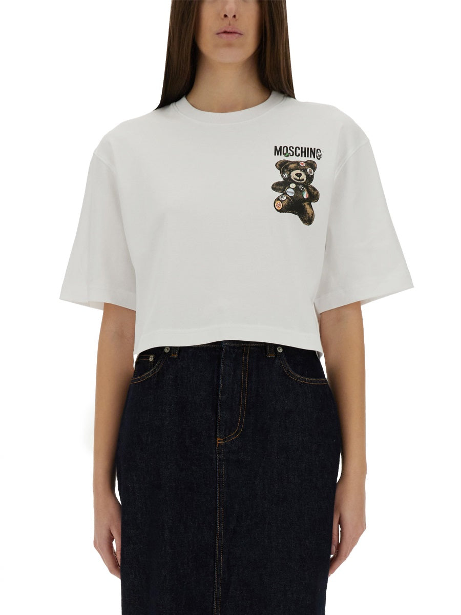 Moschino T shirt - Bianco | Wanan Luxury