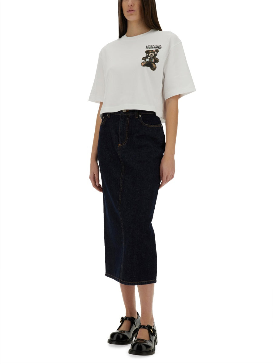 Moschino T shirt - Bianco | Wanan Luxury