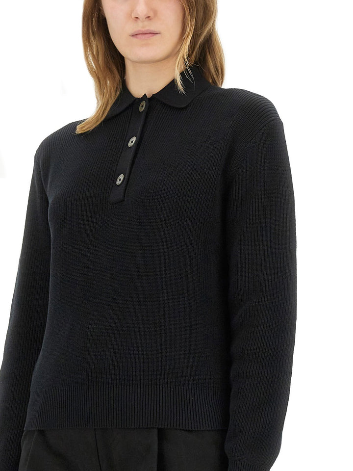 Studio Nicholson Polo - Nero | Wanan Luxury