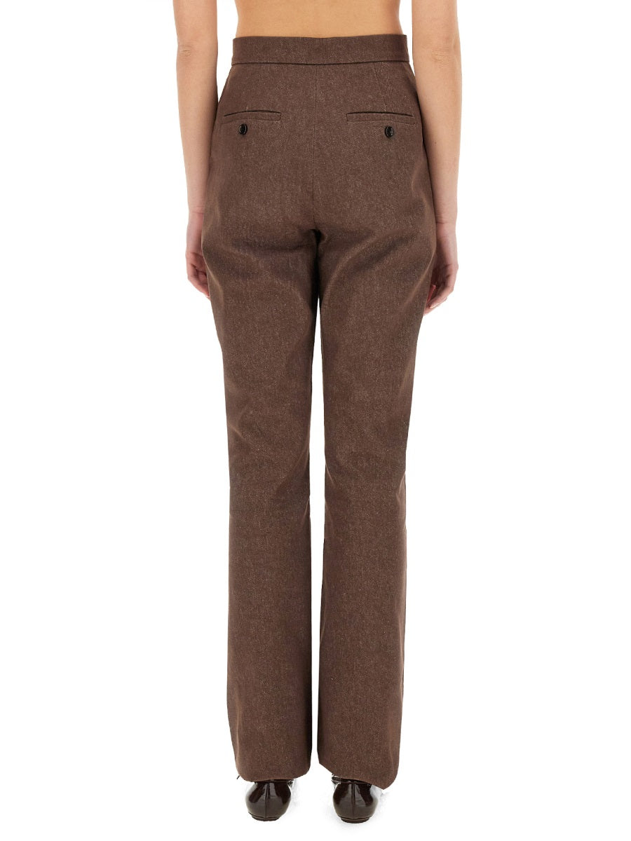 Max Mara Pantaloni - Brown | 108d3a688951a6b174dbd0a29a8dbcfcd9f214a1
