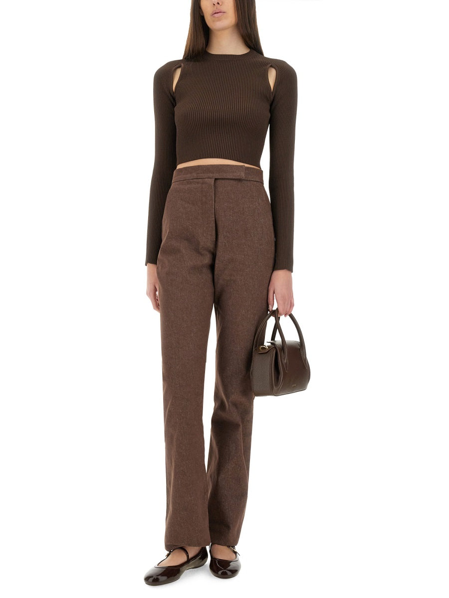 Max Mara Pantaloni - Brown | ce6740ff8b9d72bdbe9204b2c8ba76e9e39baaaf