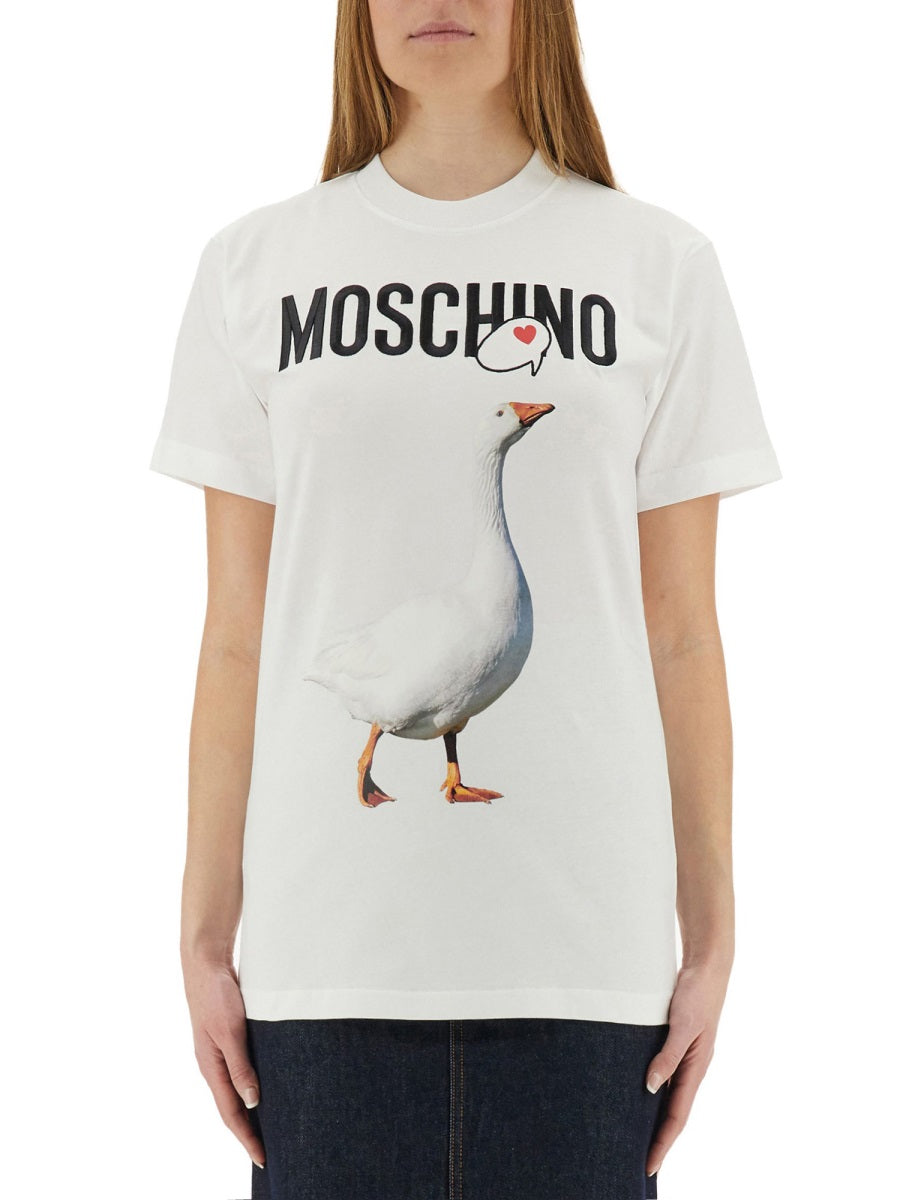 Moschino T shirt - Bianco | Wanan Luxury