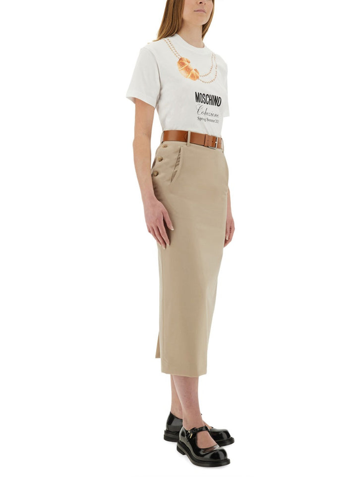 Moschino T shirt - Bianco | Wanan Luxury