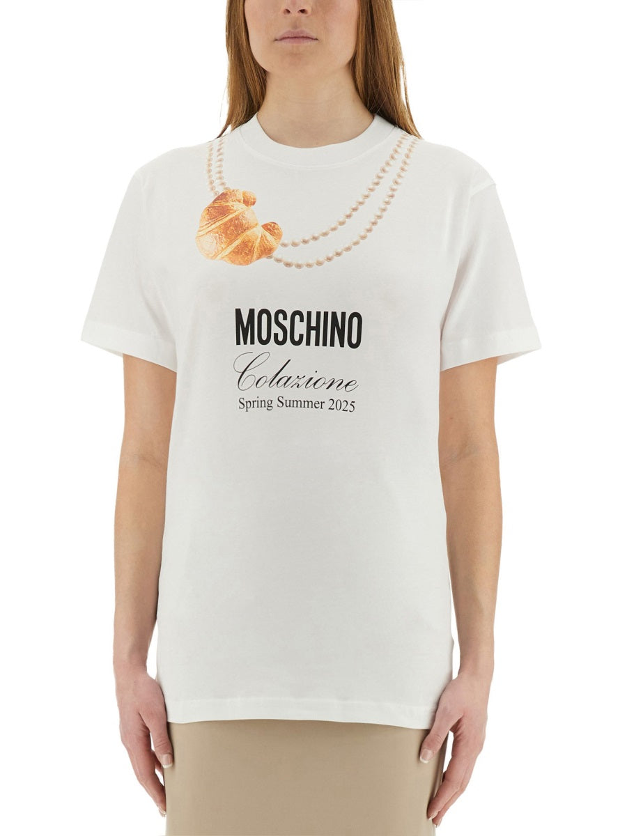 Moschino T shirt - Bianco | Wanan Luxury