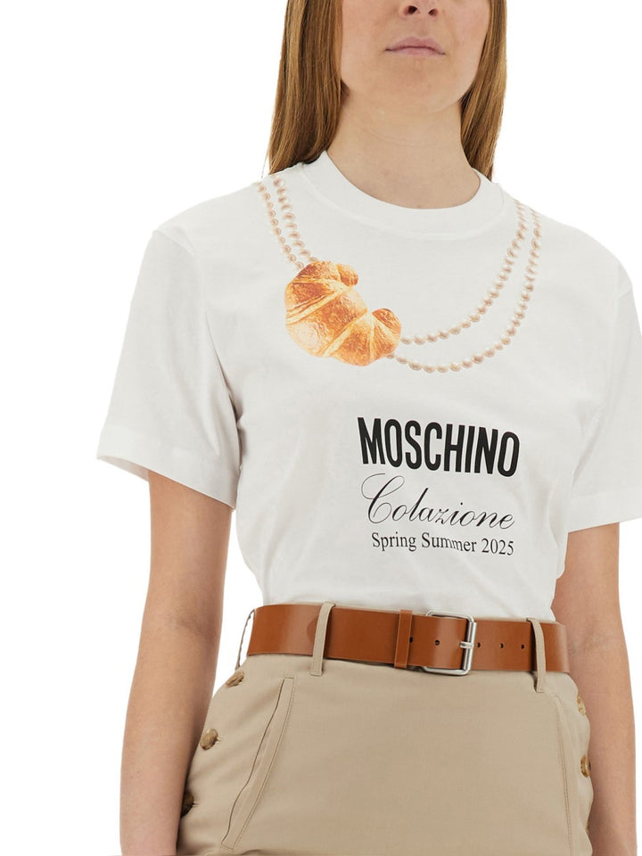 Moschino T shirt - Bianco | Wanan Luxury
