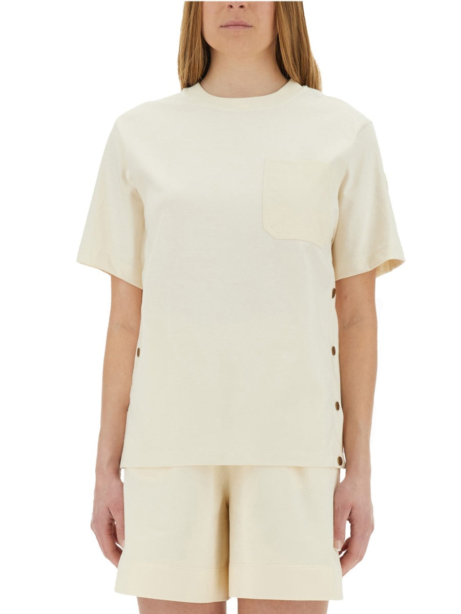 Moncler T shirt - Ivory | 378073414d6b33fa7f9dbaa99454dbe2dac99824