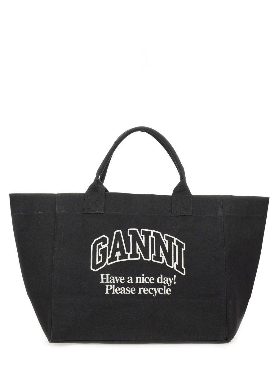 Ganni Borse a Mano - Grigio | Wanan Luxury