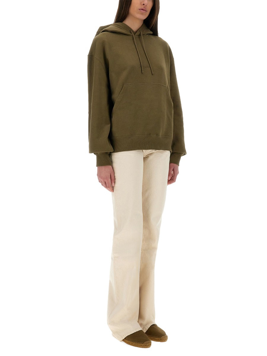 Saint Laurent Felpe - Green | e1410422b73c832175c3a89719f666284e147185