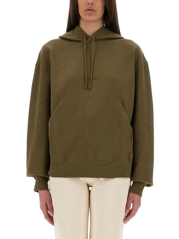 Saint Laurent Felpe - Green | c3a4927d77ccae10154fae015abc62aa4014fb66