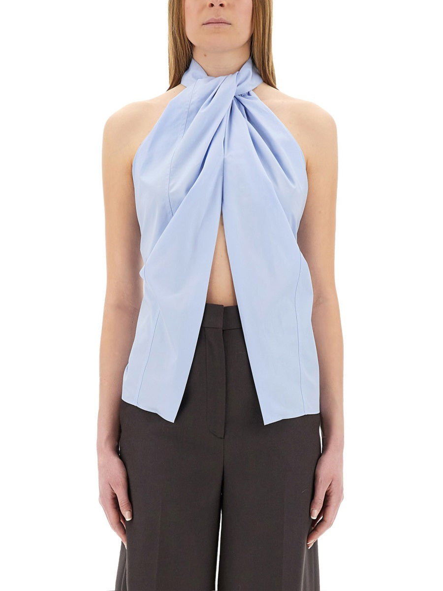 Stella McCartney Top - Bianco, Azzurro | Wanan Luxury