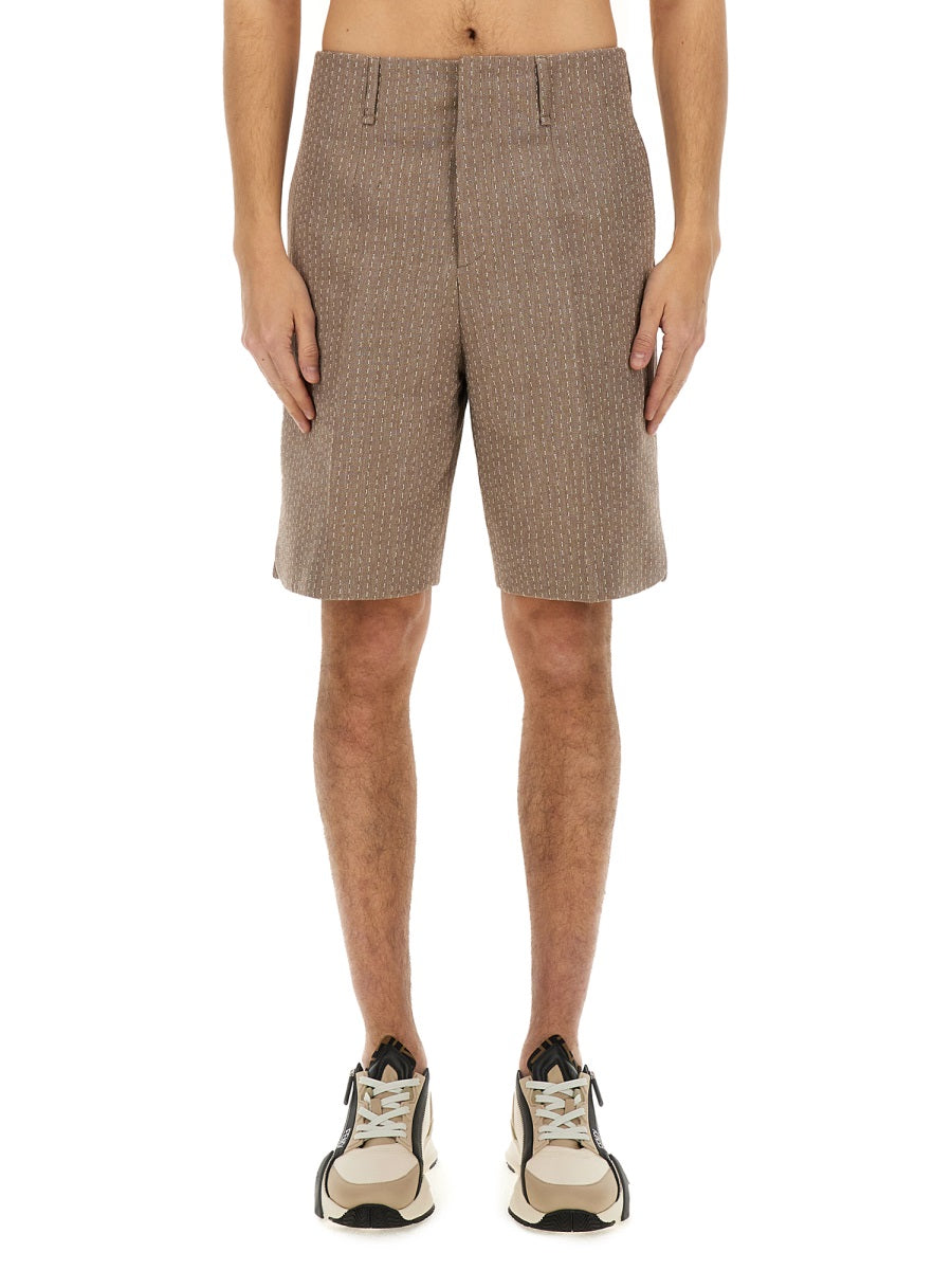 Fendi Shorts - Beige | a6ca7eb1126e936e6c80d6d2c9587e6237f172b9