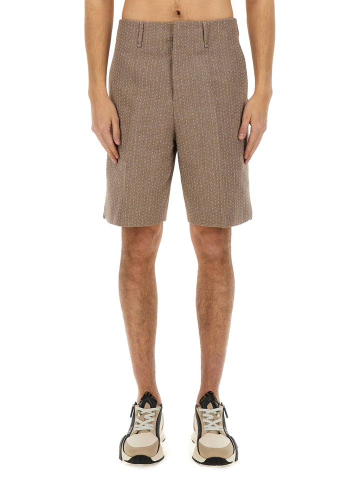 Fendi Shorts - Beige | a6ca7eb1126e936e6c80d6d2c9587e6237f172b9