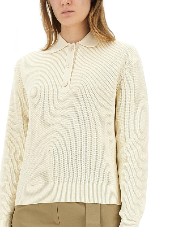 Studio Nicholson Polo - Bianco | Wanan Luxury