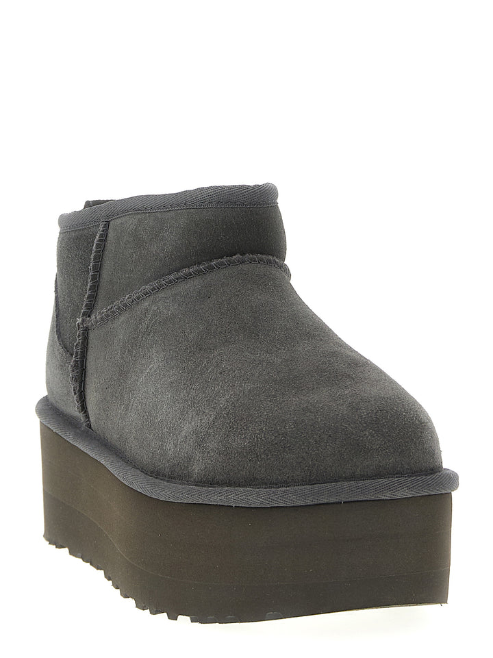 Ugg Classic Ultra Mini Platform Stivali e Stivaletti - Grigio | 152da88929c72d80607319fbb1bdd78a301d0536