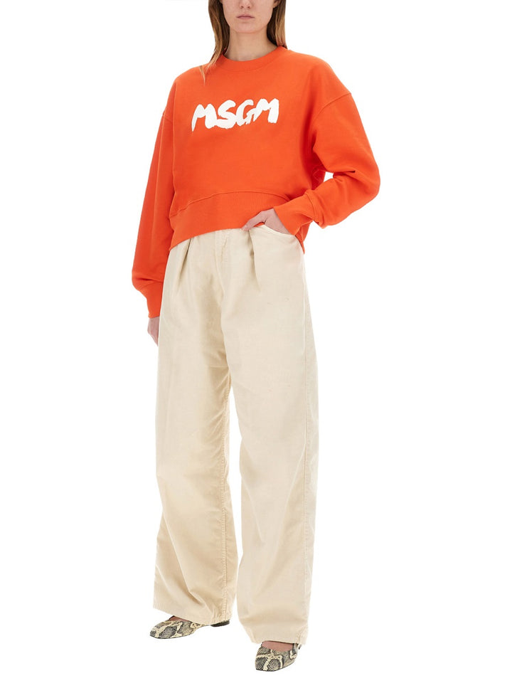 MSGM Felpe - Rosso | Wanan Luxury