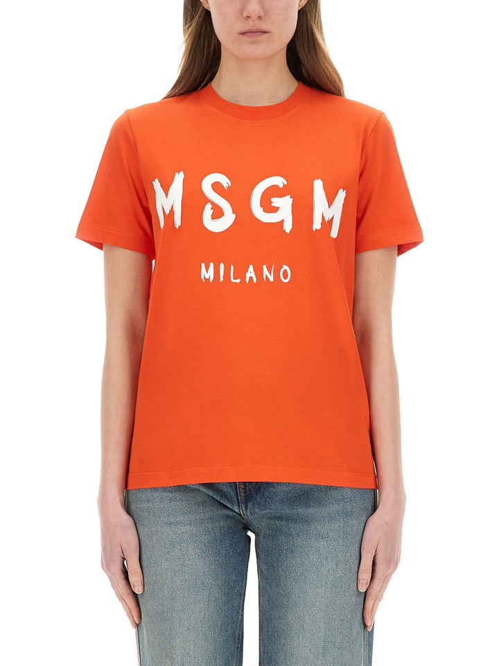 MSGM T shirt - Rosso | Wanan Luxury
