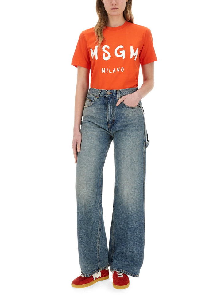 MSGM T shirt - Rosso | Wanan Luxury
