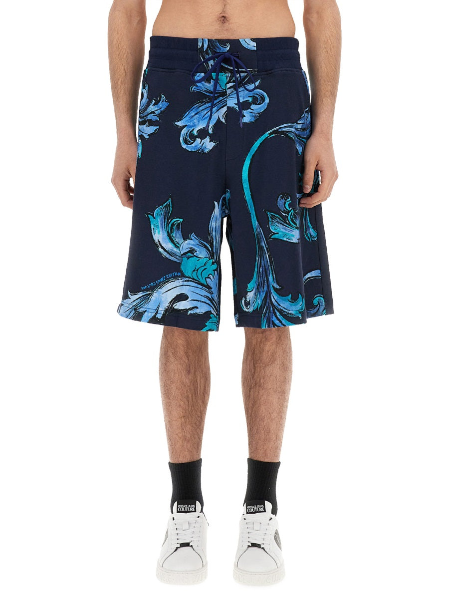 Versace Jeans Couture Shorts - Blue | 9f60a77b6eb0315dc7259eceea3448c745225b4a