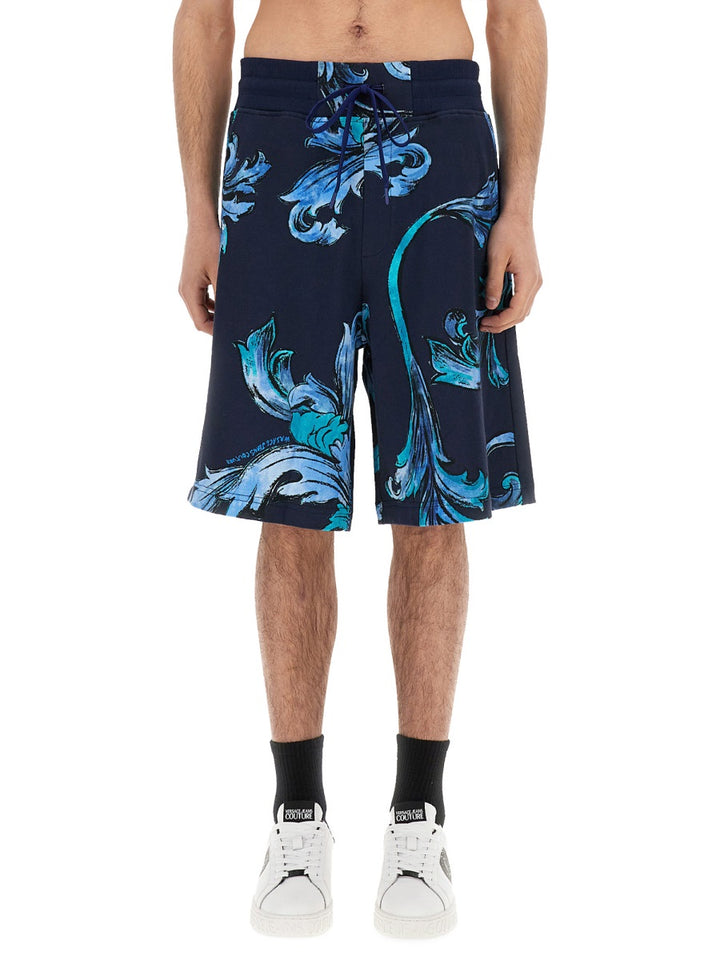 Versace Jeans Couture Shorts - Blue | 9f60a77b6eb0315dc7259eceea3448c745225b4a