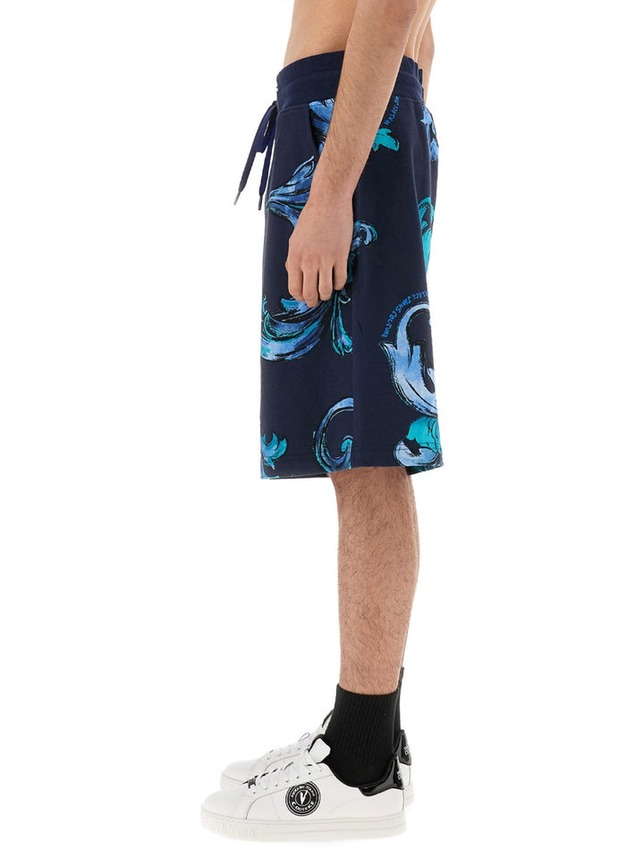 Versace Jeans Couture Shorts - Blue | 89cba2d947ac776ac28ded0d9d1f66c8f26a0a59