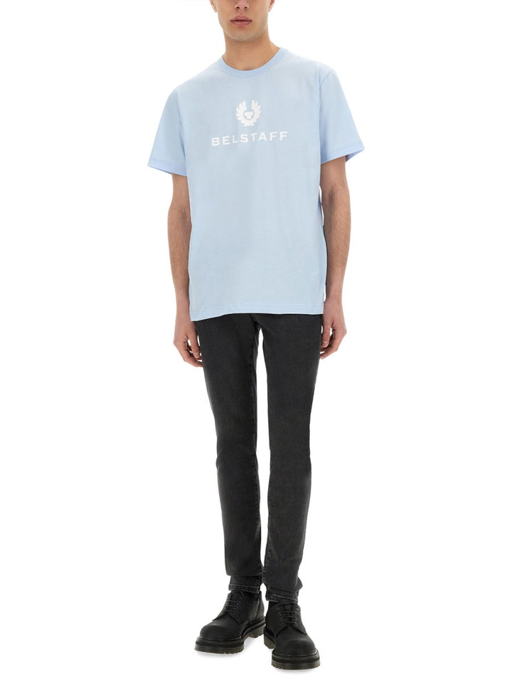 Belstaff T shirt - Bianco, Azzurro | Wanan Luxury