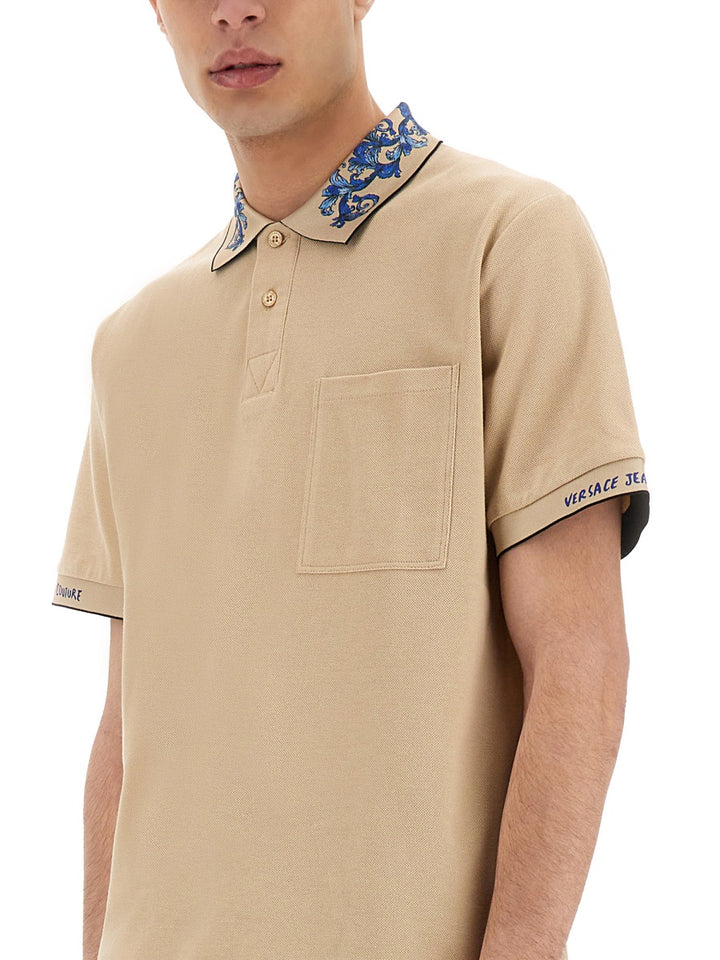 Versace Jeans Couture Polo - Beige | Wanan Luxury