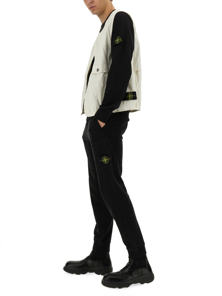 Stone Island Gilet - Bianco | Wanan Luxury