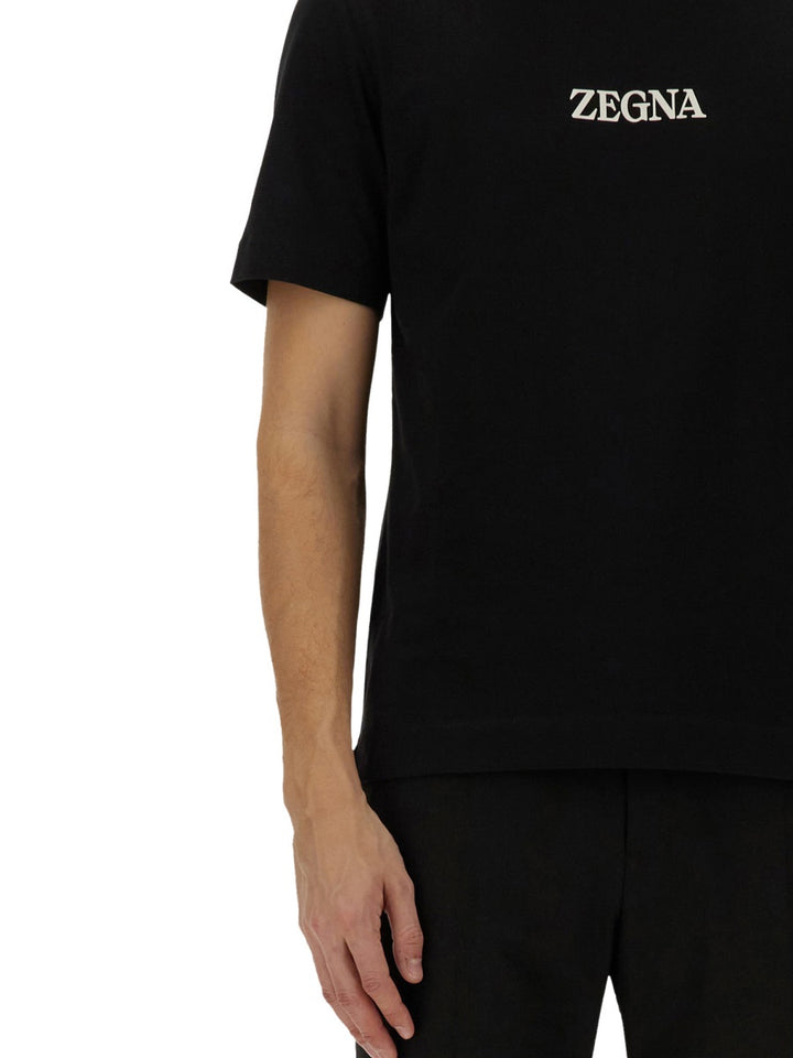 Zegna T shirt - Nero | Wanan Luxury