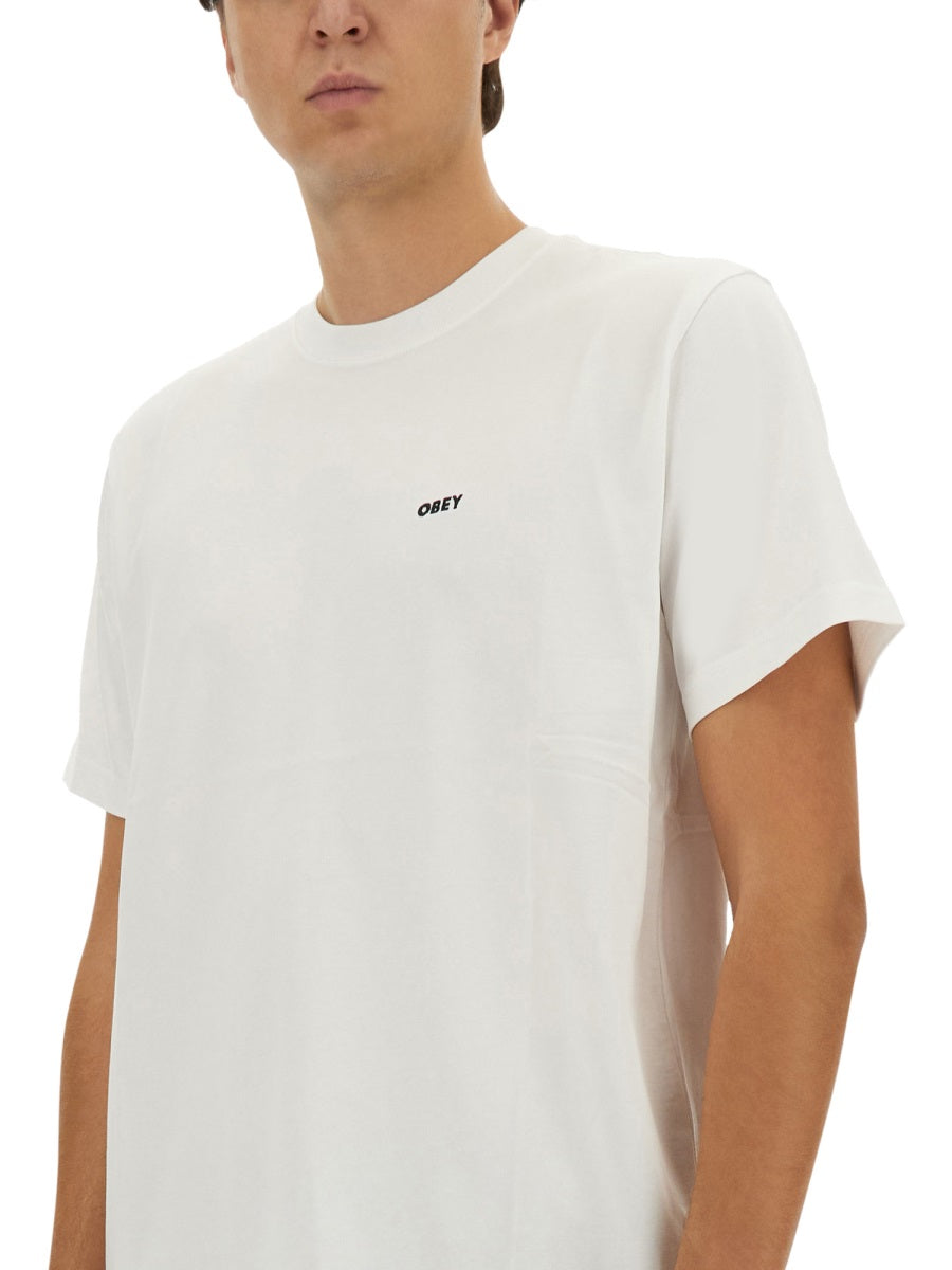 Obey T shirt - Bianco | Wanan Luxury