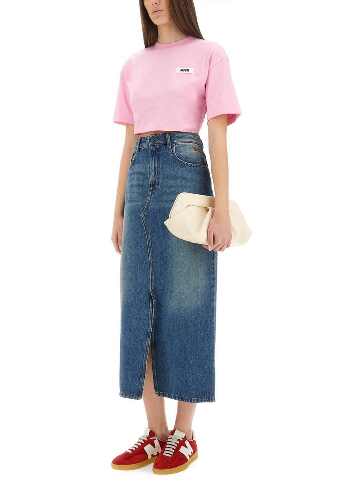 MSGM T shirt - Rosa | Wanan Luxury