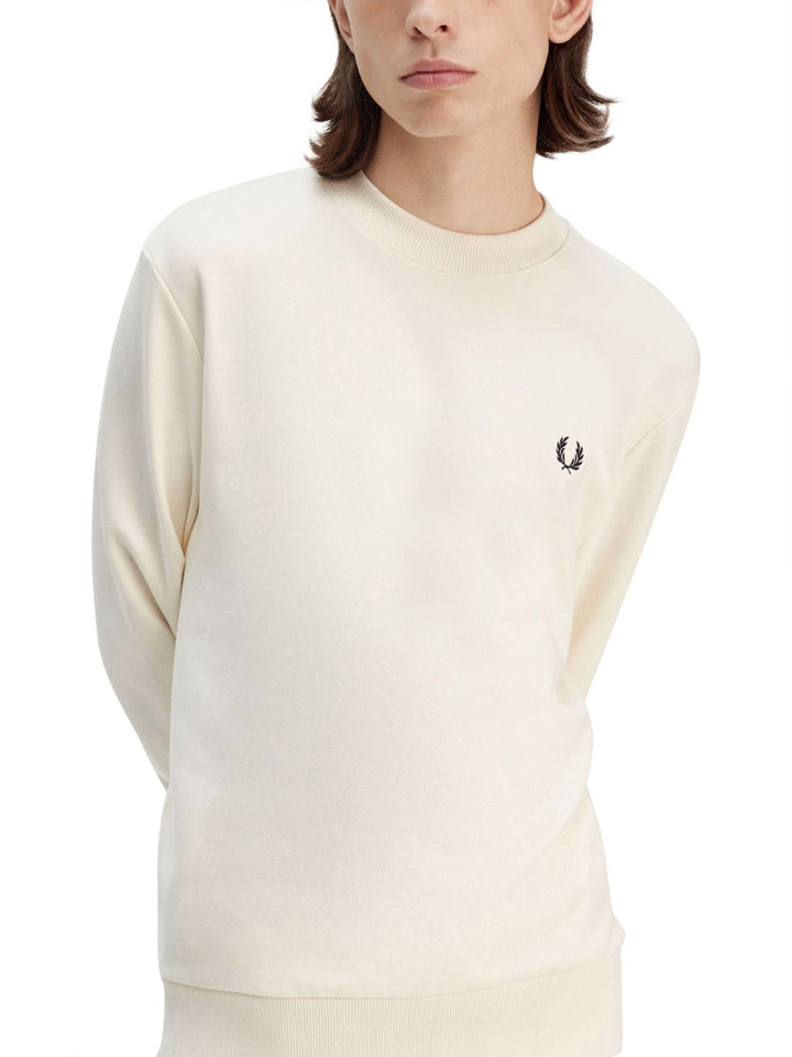 Fred Perry Felpe - Bianco | Wanan Luxury
