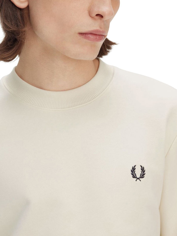 Fred Perry Felpe - Bianco | Wanan Luxury