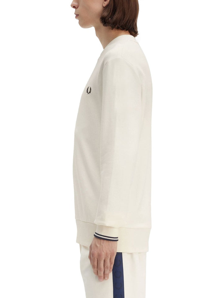 Fred Perry Felpe - Bianco | Wanan Luxury