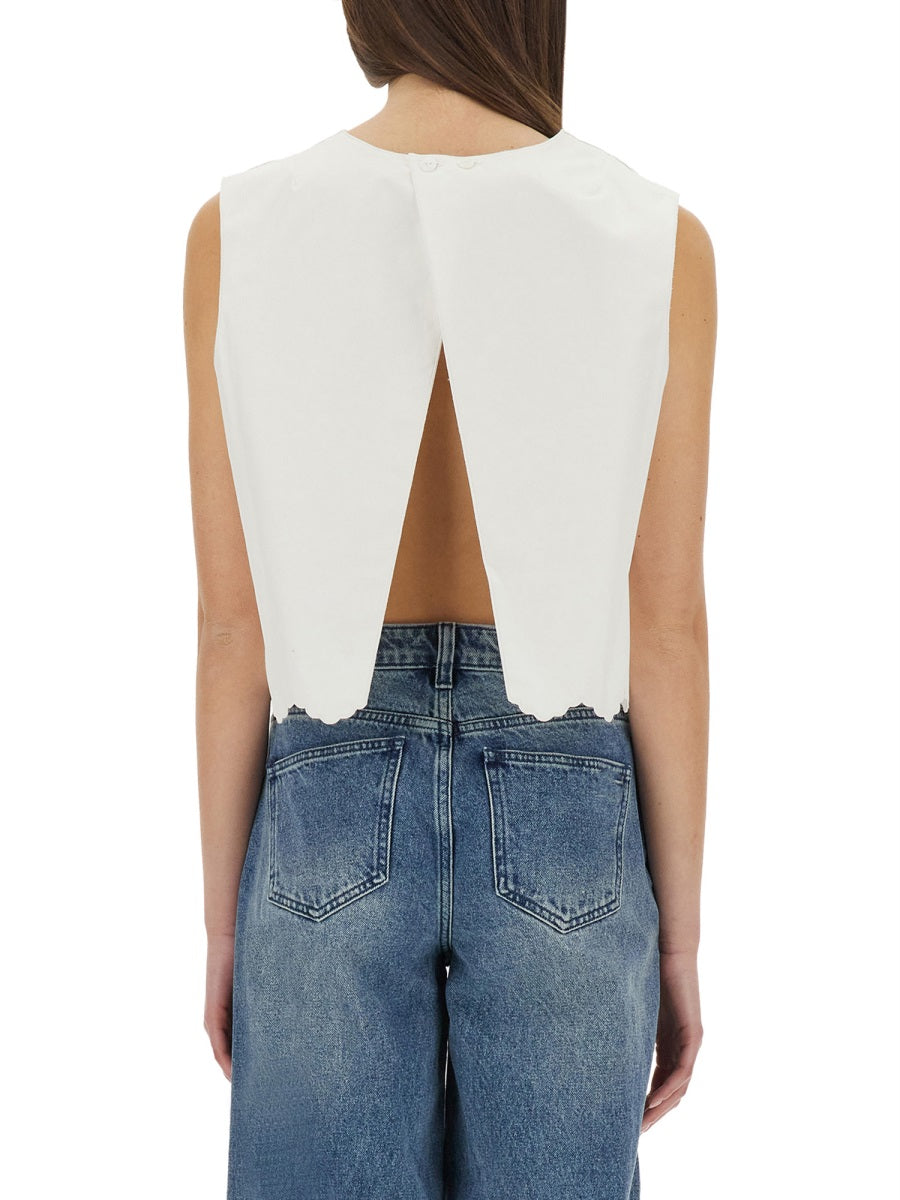 Patou Top - Bianco | Wanan Luxury