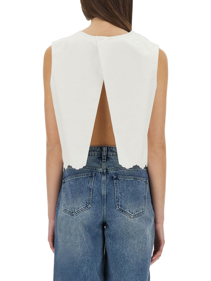 Patou Top - Bianco | Wanan Luxury