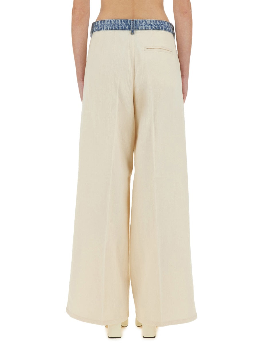 Moschino Jeans Pantaloni - Ivory | 68c27950a4db90534fdb135914ca5251a6339700