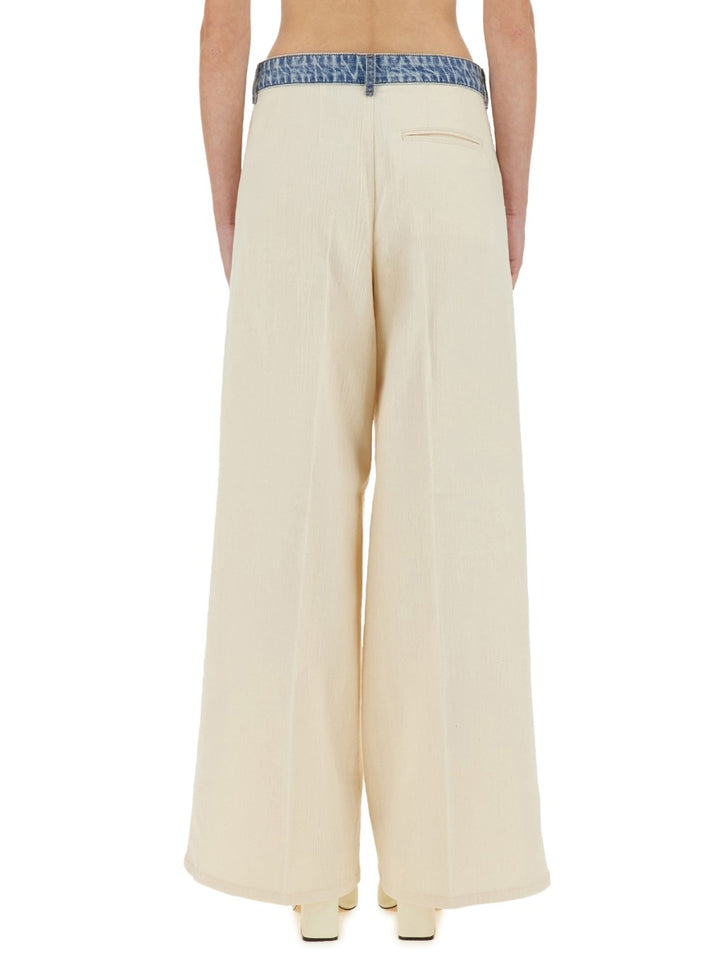 Moschino Jeans Pantaloni - Ivory | 68c27950a4db90534fdb135914ca5251a6339700