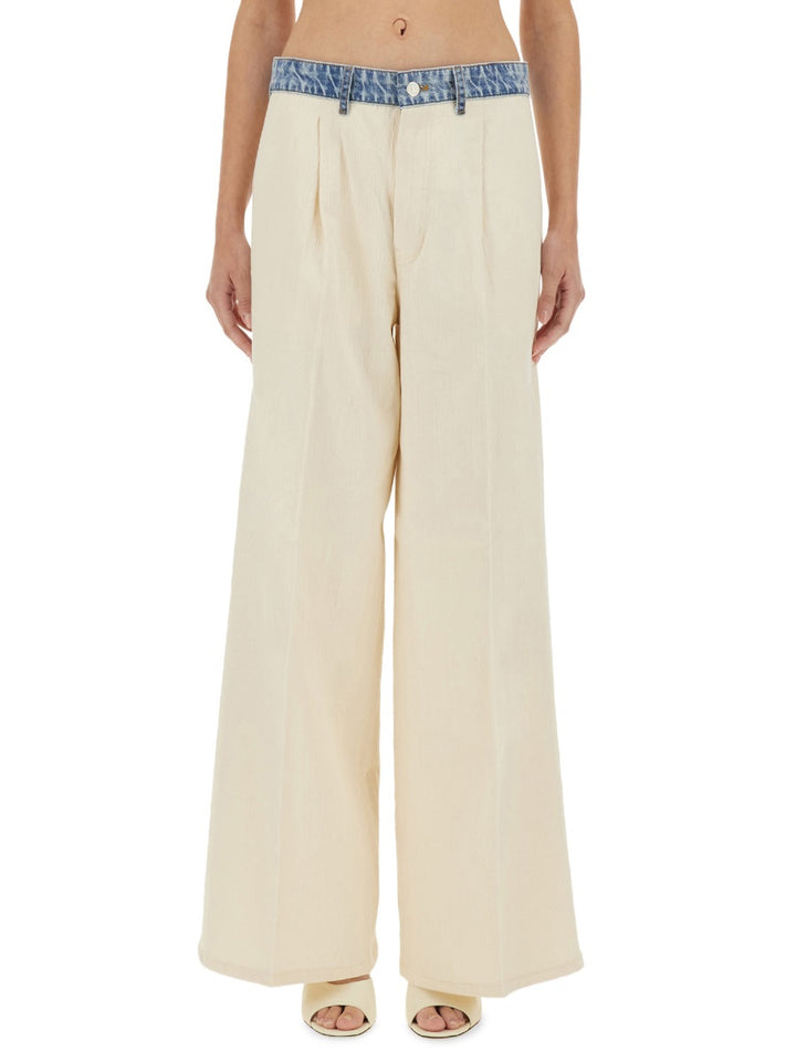 Moschino Jeans Pantaloni - Ivory | 7190b321a292e938b8ea5db45c632101cea8677c