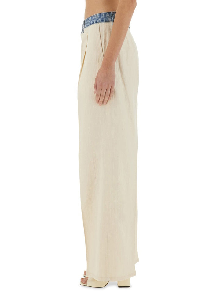 Moschino Jeans Pantaloni - Ivory | e418cac188c4e573fb6ffda5e0f8e34c9e8c7e61