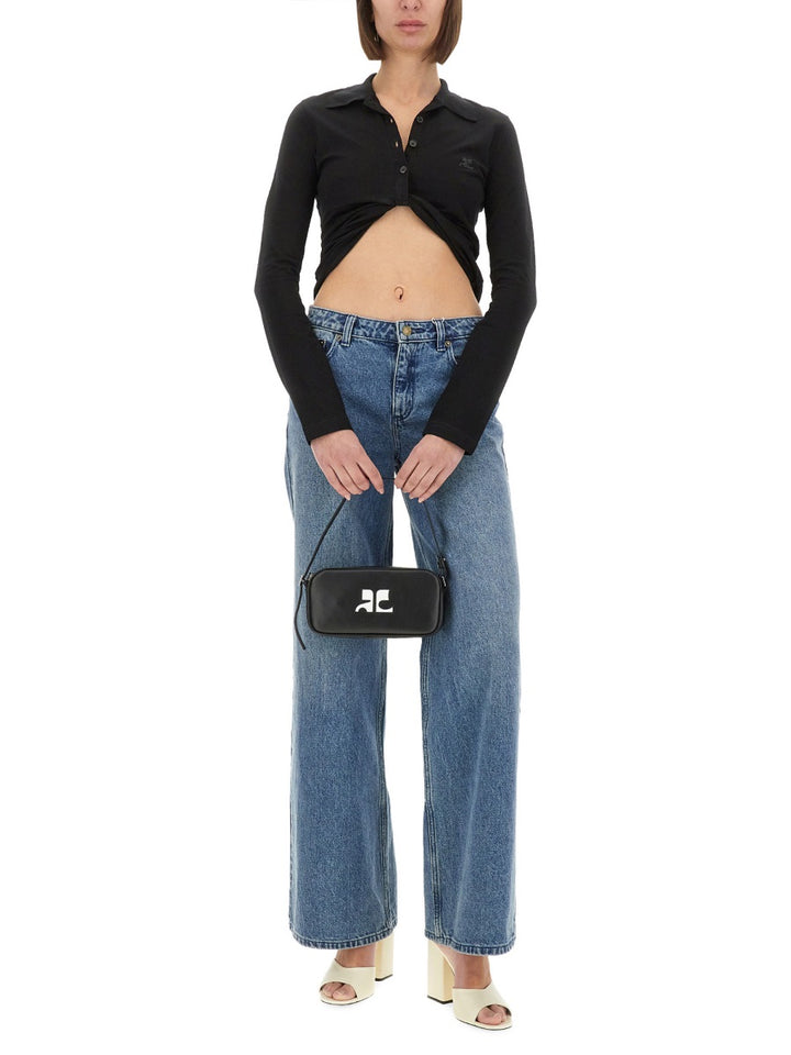 Courrèges Polo - Nero | Wanan Luxury