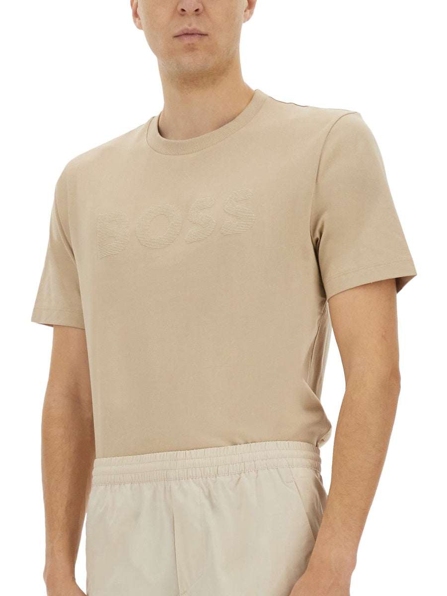 Boss T shirt - Beige | Wanan Luxury