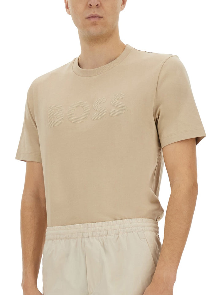 Boss T shirt - Beige | Wanan Luxury